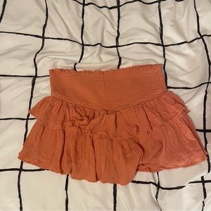Orange skirt